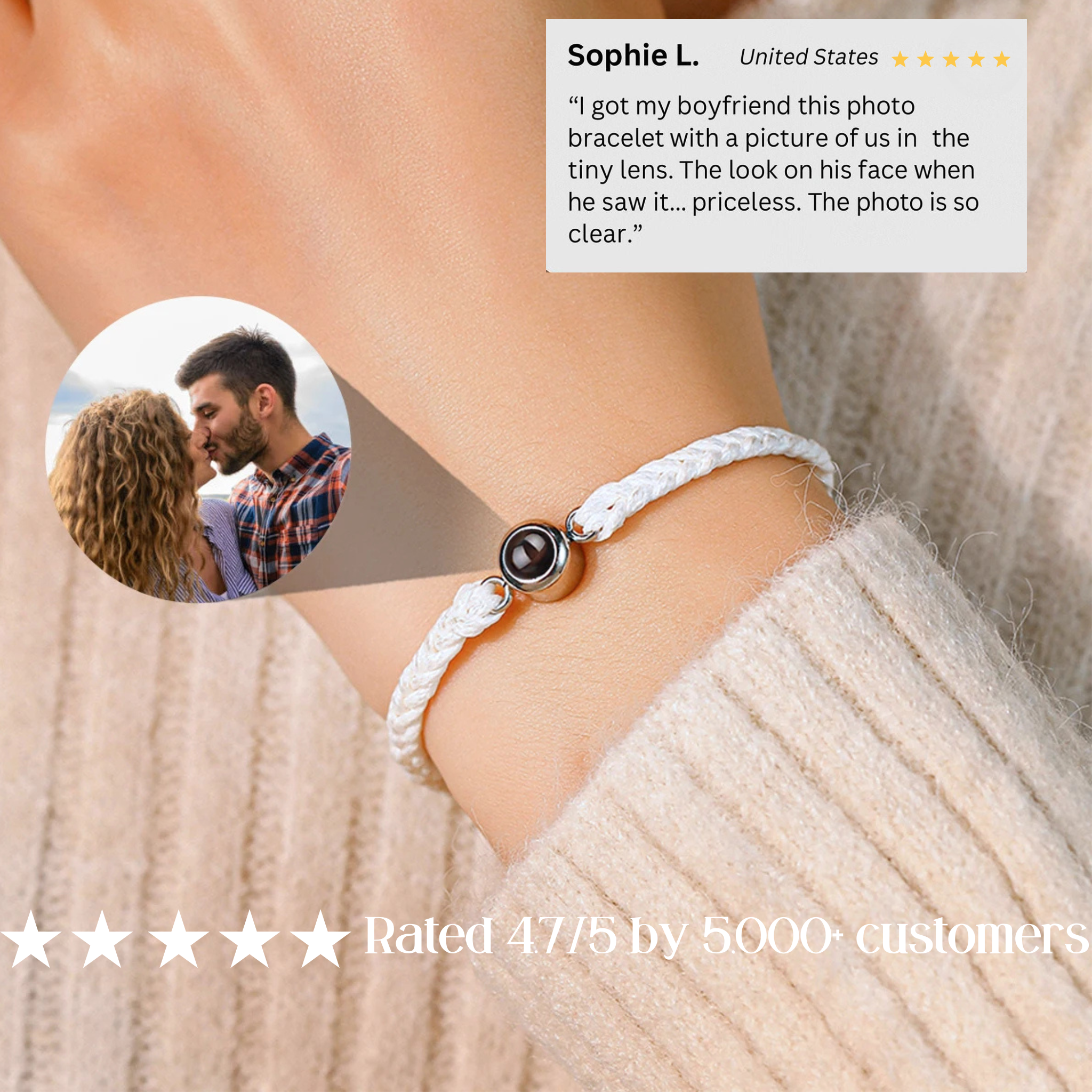 Paird™ Rope Photo Bracelet